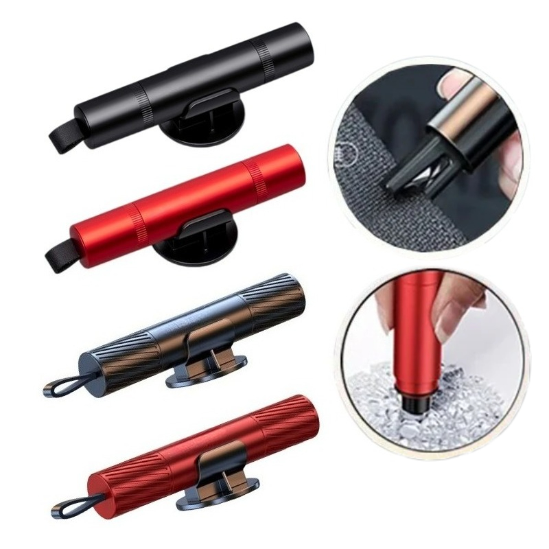 Car Emergency Tool Kit - Palu Keselamatan Mobil 2-in-1, Pemutus Kaca