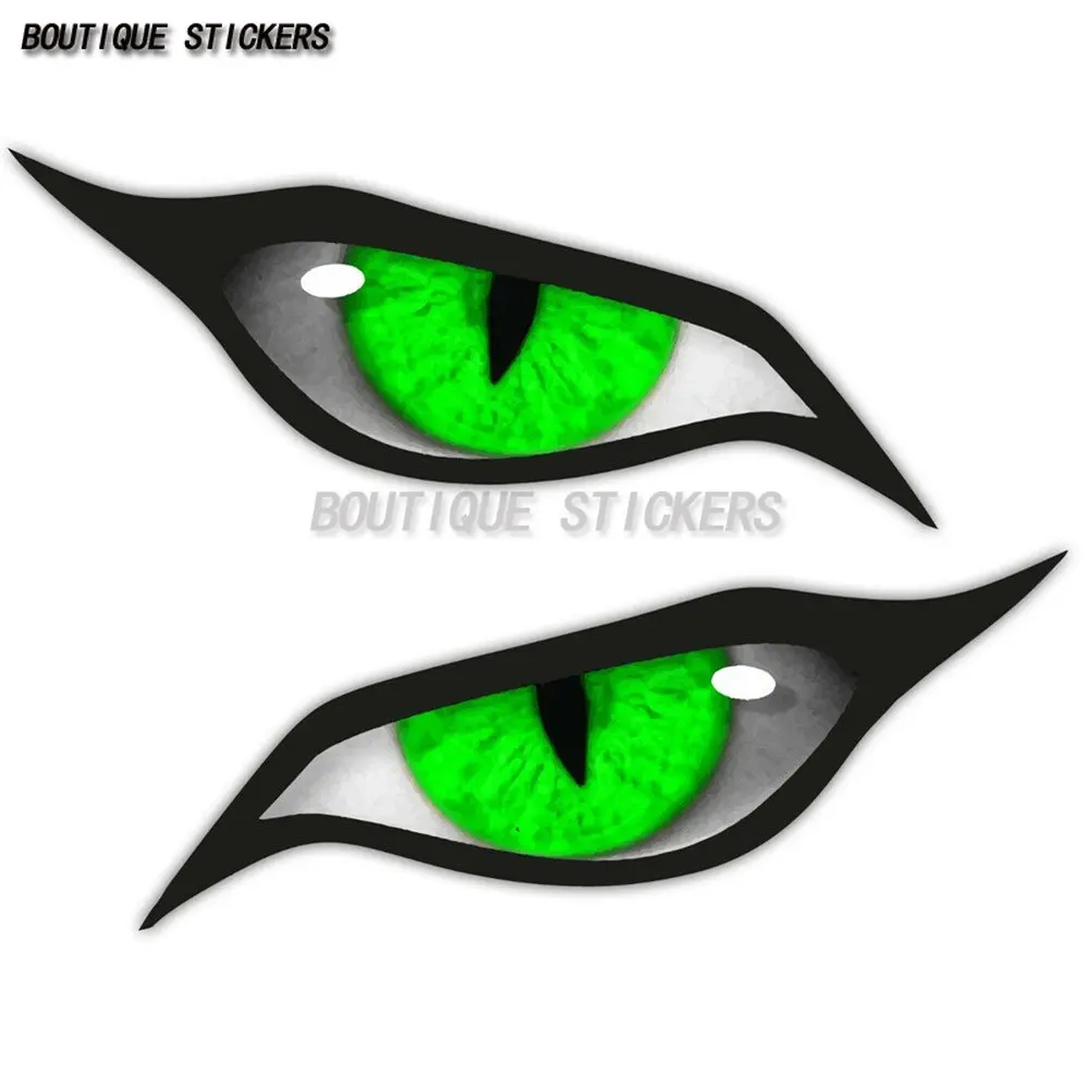Car Accessories Evil Eye - Sepasang stiker mata jahat mobil, aksesori