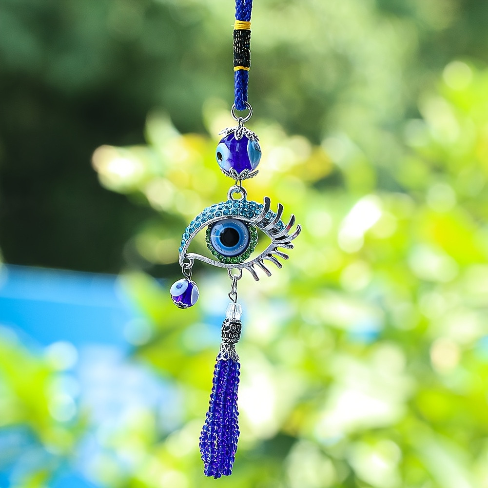 Car Accessories Evil Eye - 1 Buah Liontin Mobil Rumbai Mata