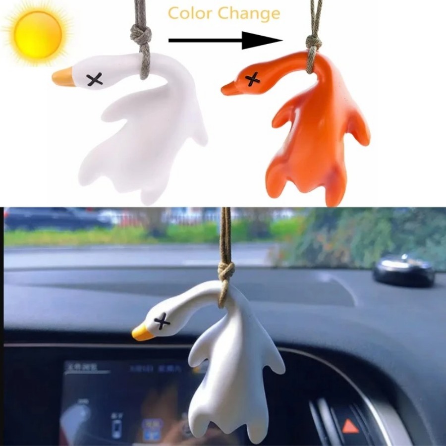 Car Accessories Unique - Dekorasi Ornamen Mobil Bebek Berubah Warna,