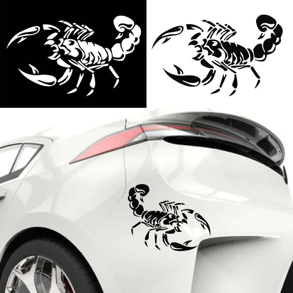 Car Accessories Unique - Stiker besar Scorpion, Aksesoris pelindung matahari