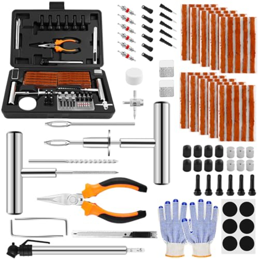 Car Emergency Tool Kit - Perlengkapan Perbaikan Ban Baja Anti Karat