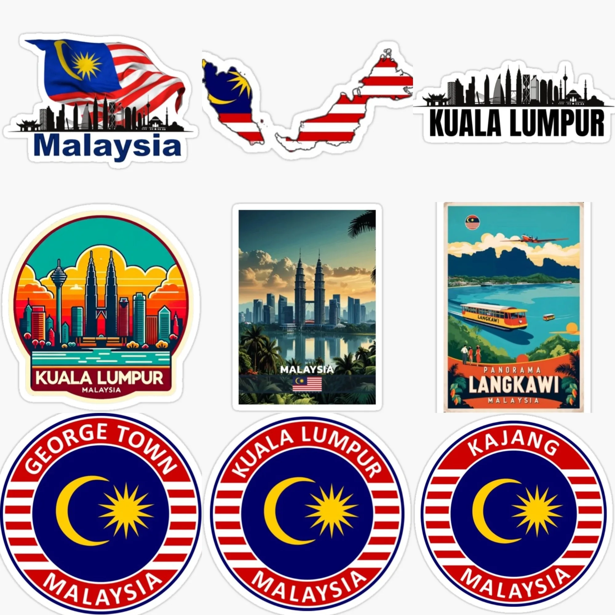Stiker PVC Kreatif Pemandangan - Car Accessories Malaysia ulasan dan harga