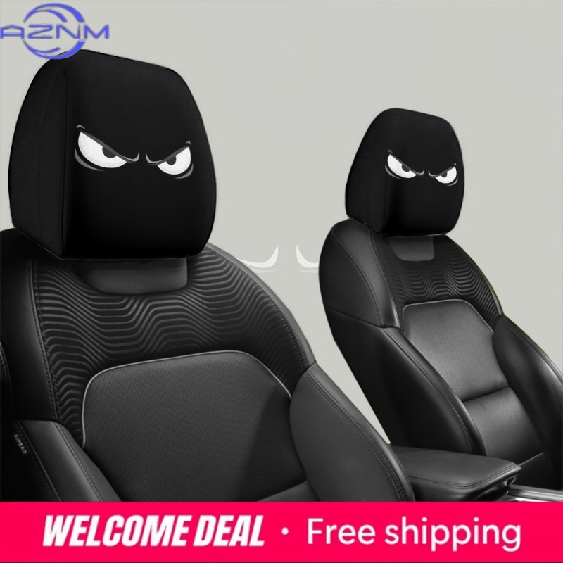 2 buah penutup sandaran kepala - Car Accessories Evil Eye ulasan dan harga