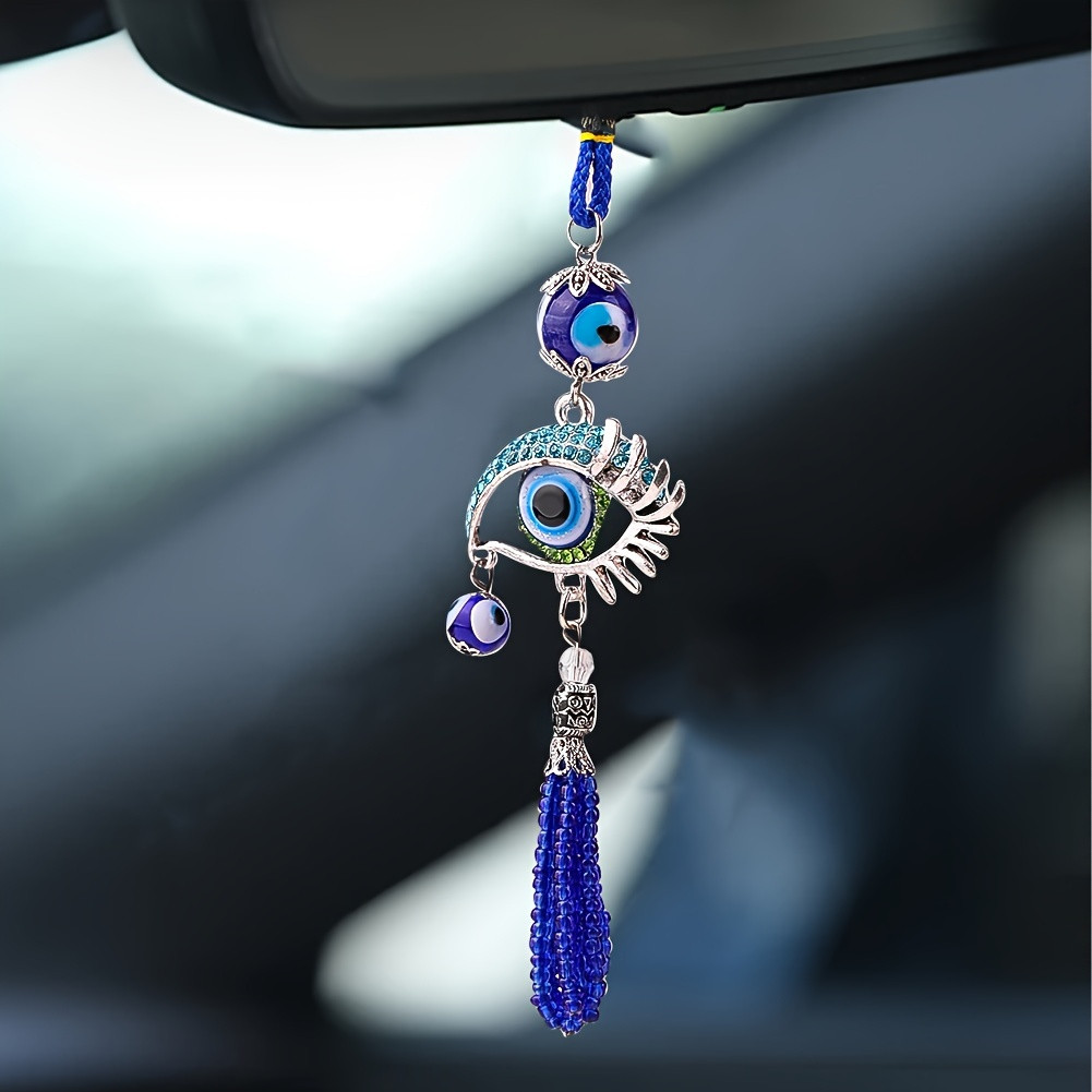 1 Buah Liontin Mobil Rumbai Ma - Car Accessories Evil Eye ulasan dan harga