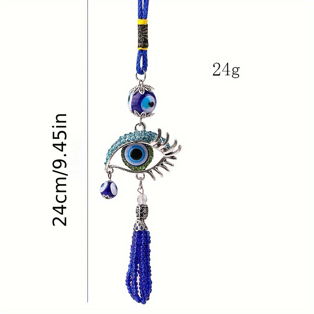 1 Buah Liontin Mobil Rumbai Ma - Car Accessories Evil Eye ulasan dan harga