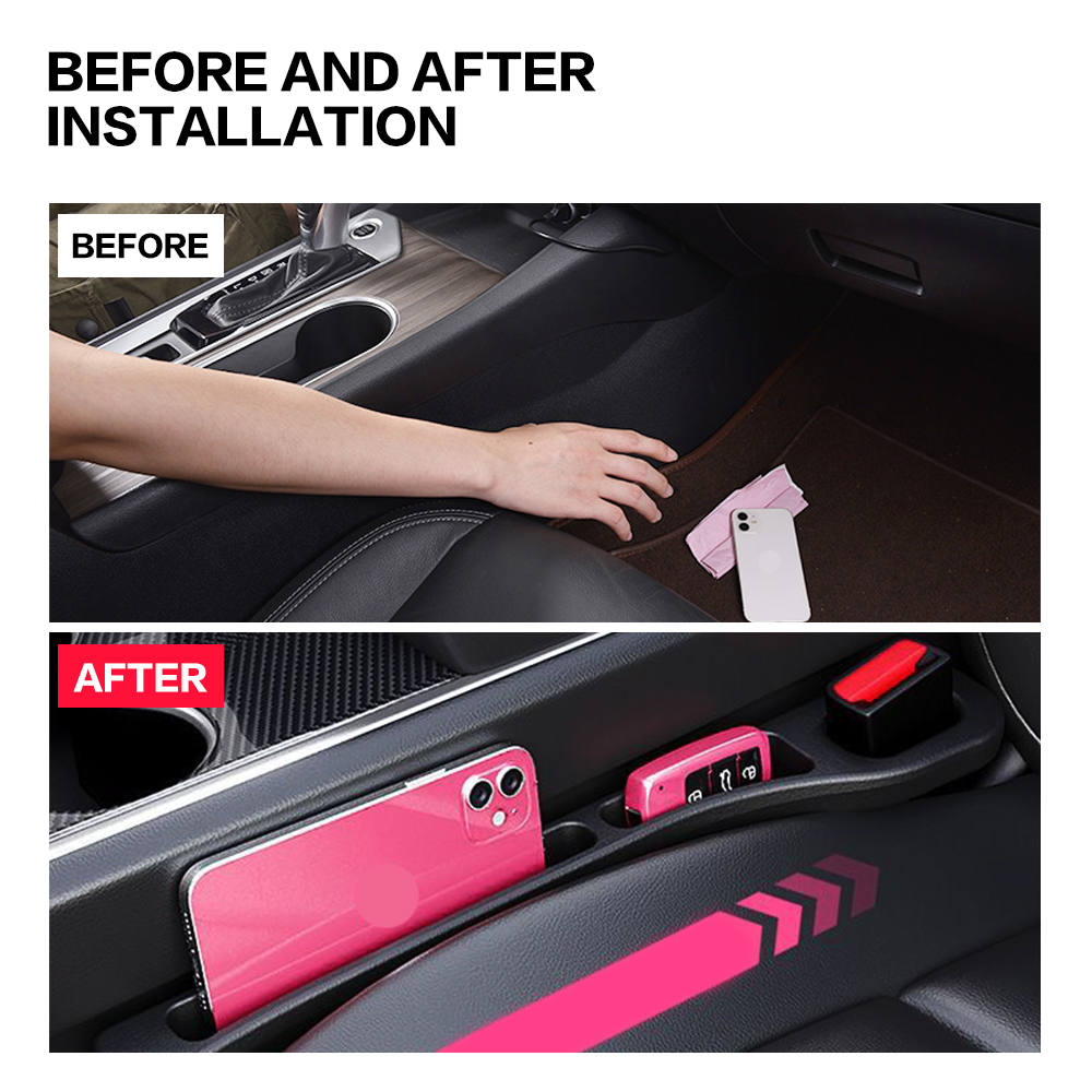 2X Pengisi Celah Kursi Mobil A - Car Accessories Quirky ulasan dan harga