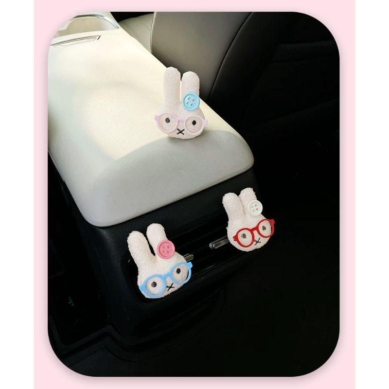 Kelinci Lucu dengan Kacamata,  - Car Air Freshener Vent ulasan dan harga